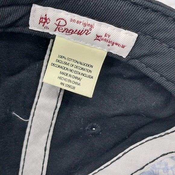 Original Penguin Embroidered Black Adjustable Baseball Cap - One Size Fits All - - Picture 11 of 12